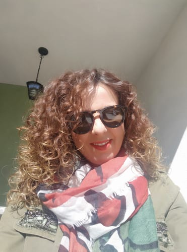 Customer photo review of Kinky Curly Gel Original Curling Custard