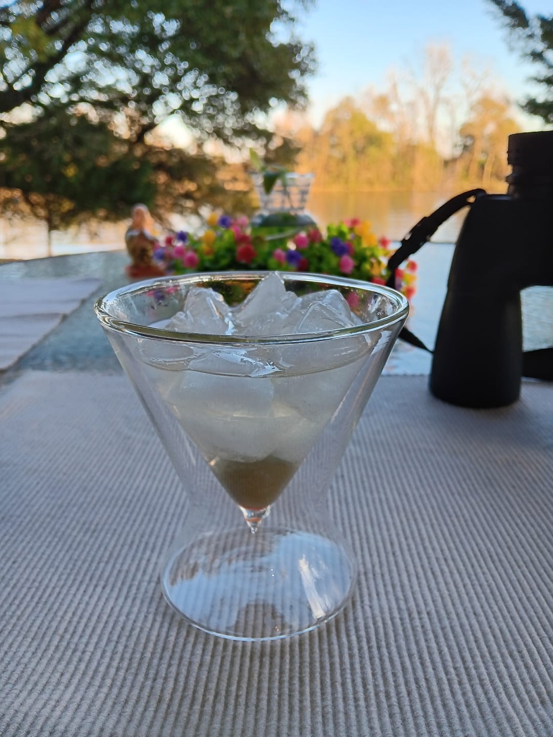 Customer photo review of Double-Walled Stemless Martini Glasses - Set of 2/Set of 4 - 8oz