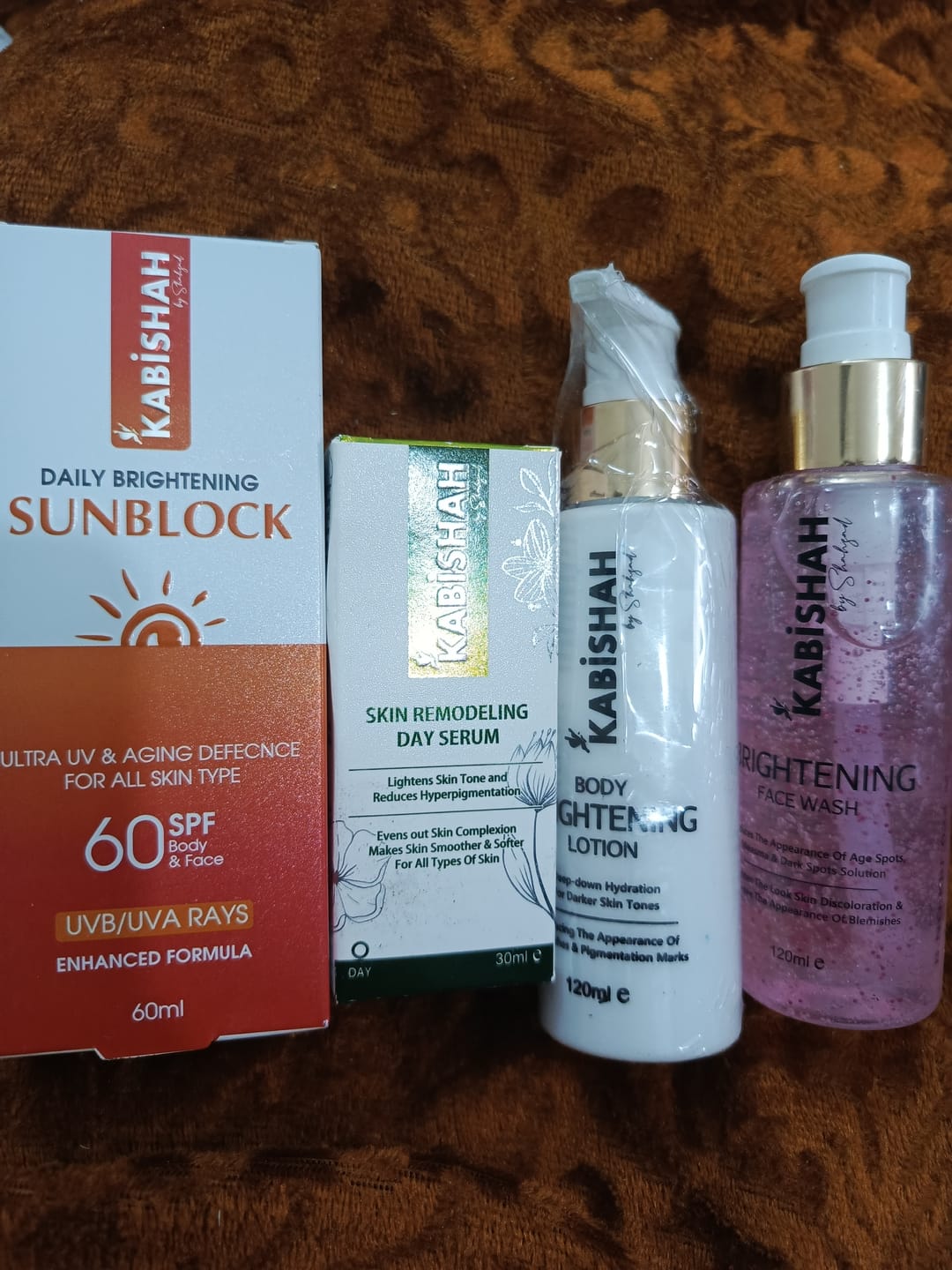 Customer photo review of All Day Radiant Glow Bundle
