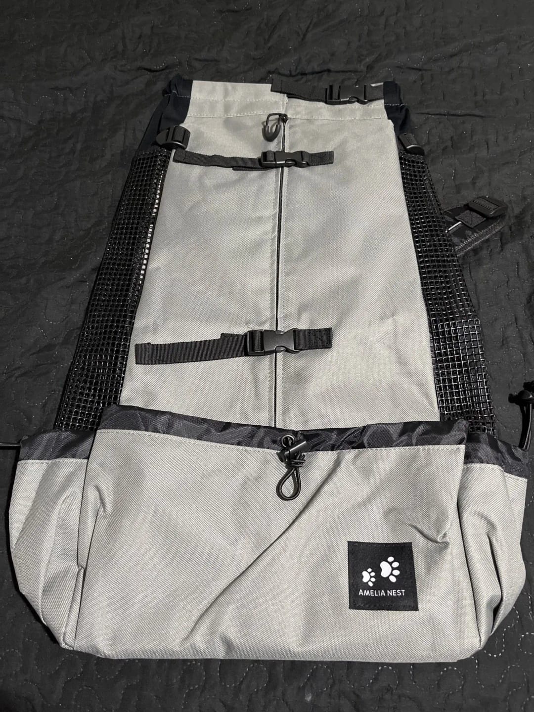 Customer photo review of Mochila para Transportar Cães