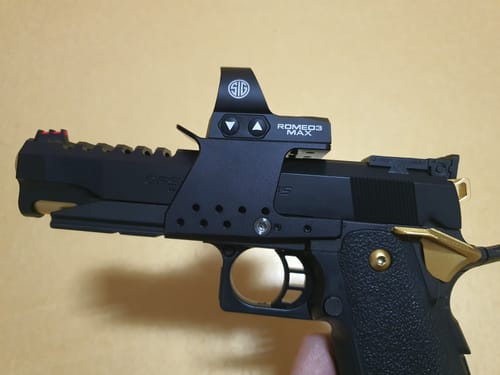 Customer photo review of Revanchist Airsoft Fast Mounting optic Mount V2 for Hi-Capa GBB