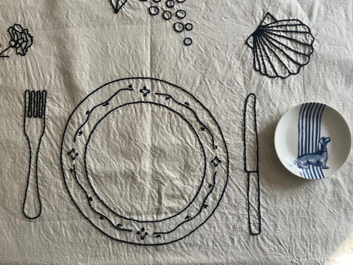 Customer photo review of Heinen Delfts Blauw - Dessertteller Dackel Nhaan