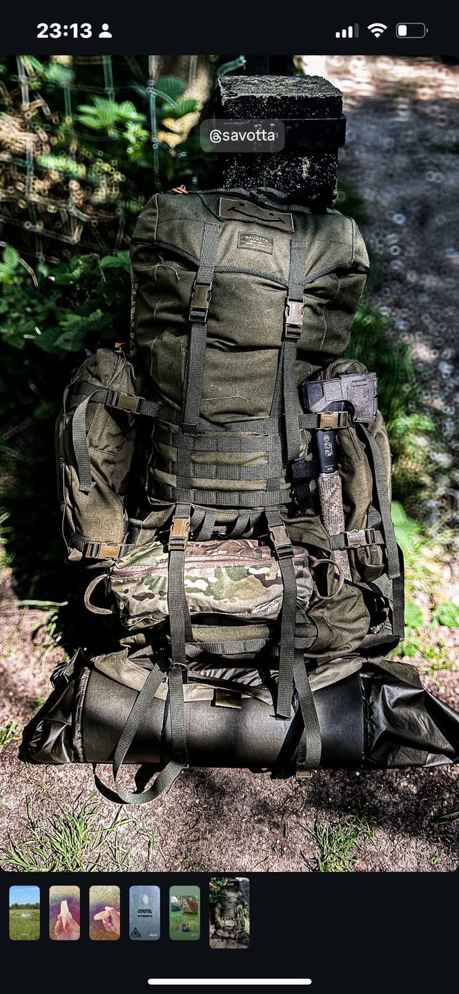 Customer photo review of Jääkäri XL backpack