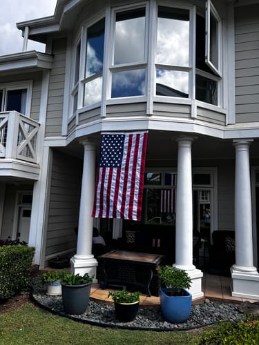 Customer photo review of 3' x 5' American Flag