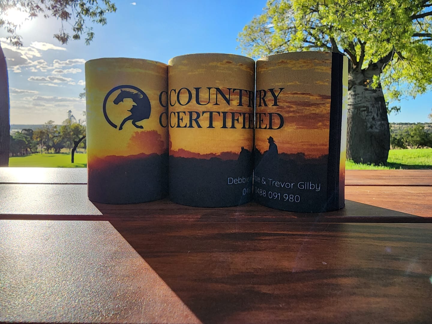 Customer photo review of 20 Custom Stubby Holders