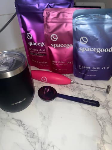 Customer photo review of creamer dust