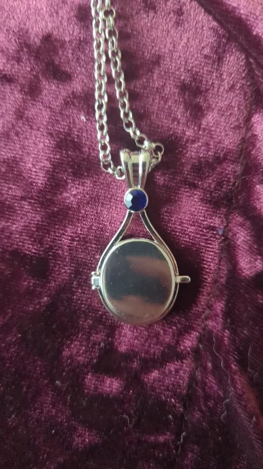 Customer photo review of H2O Just Add Water Mermaid Locket Necklace