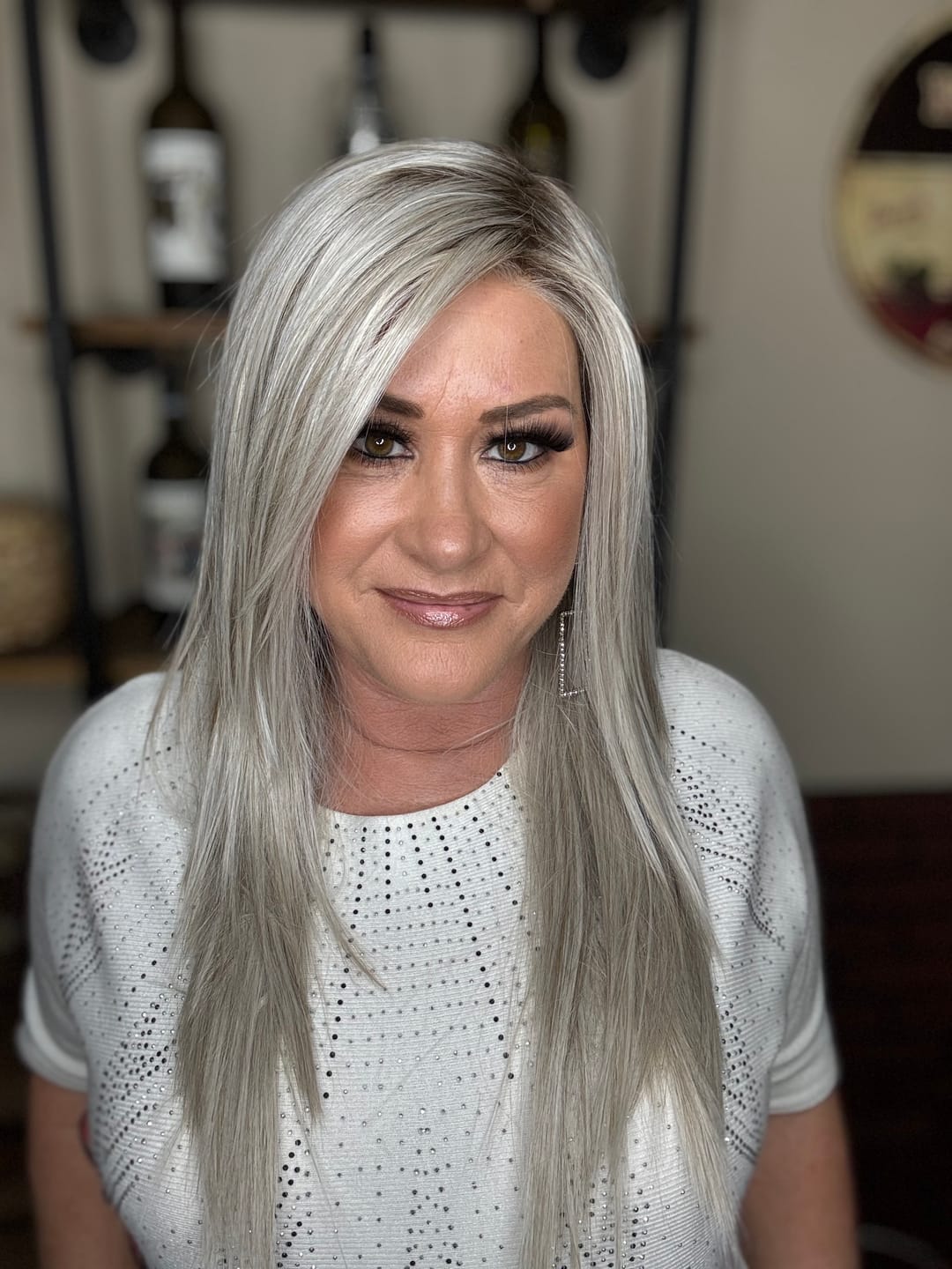 Customer photo review of RUNWAY MODEL - Ash Blonde