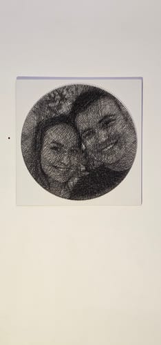 Customer photo review of יצירה בחוטים לפי תמונה אישית "RingString"