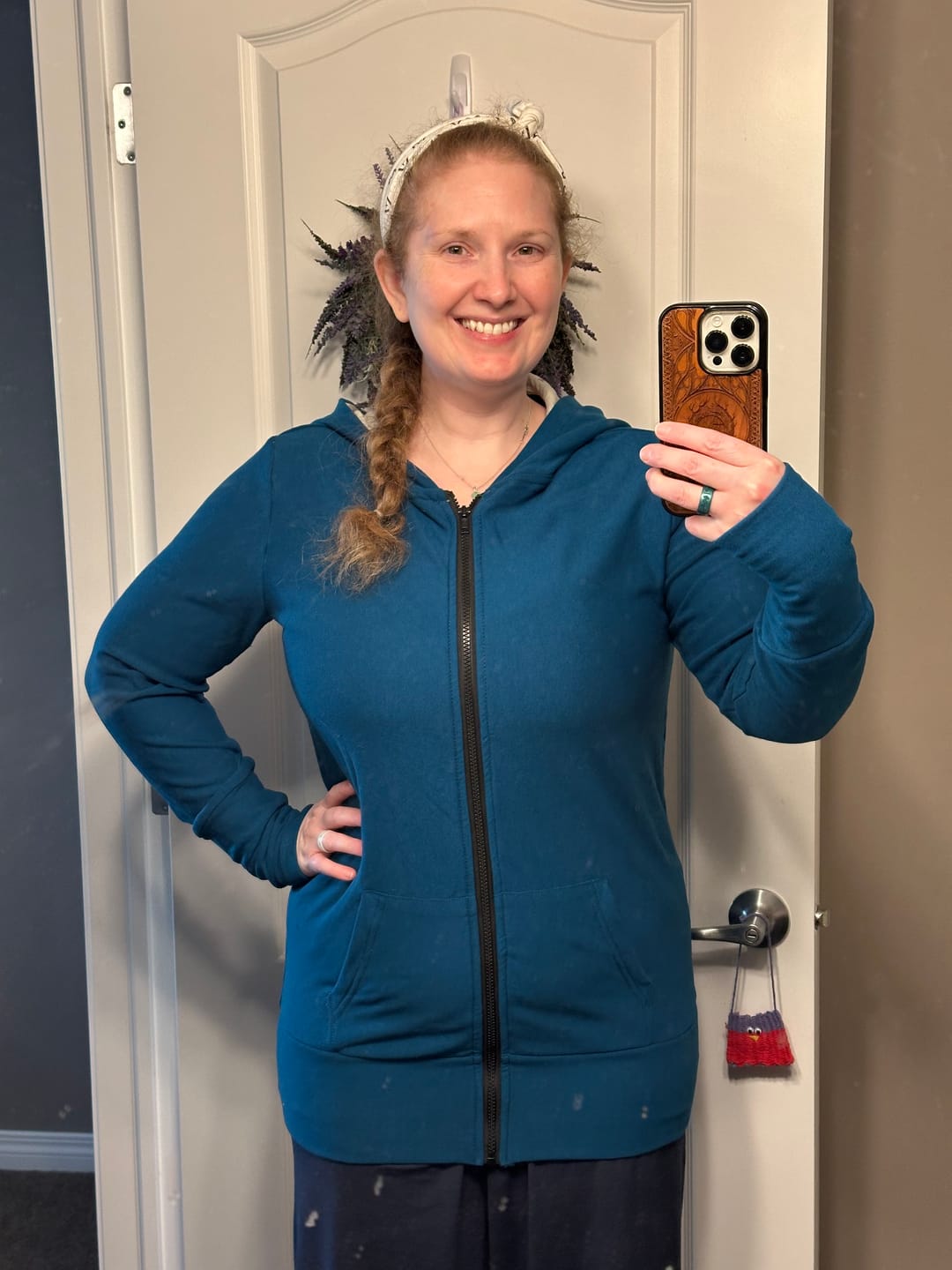 Customer photo review of *Pre-Sale* Zip Up Hoodie