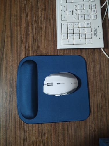 Customer photo review of Mousepad  | STF VIVA! | base gel, reposamuñecas Sweet Azul