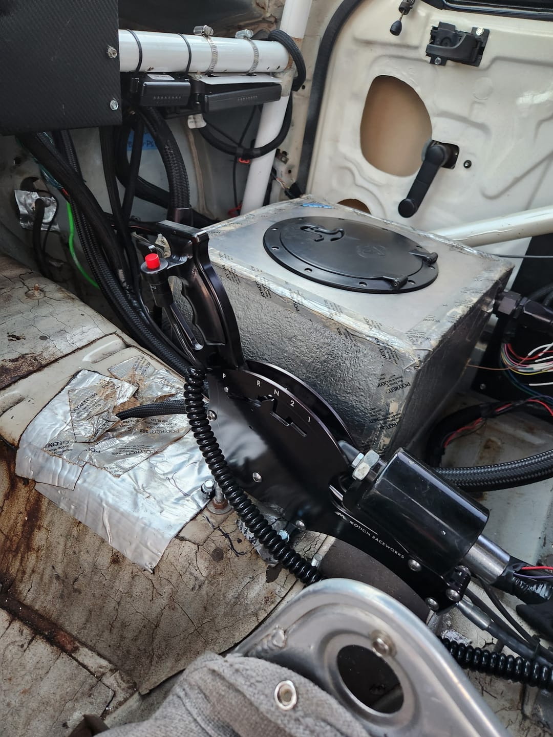Customer photo review of Operator Button Billet Grip Insert Set Black 16-144-04 (Button Not Included)