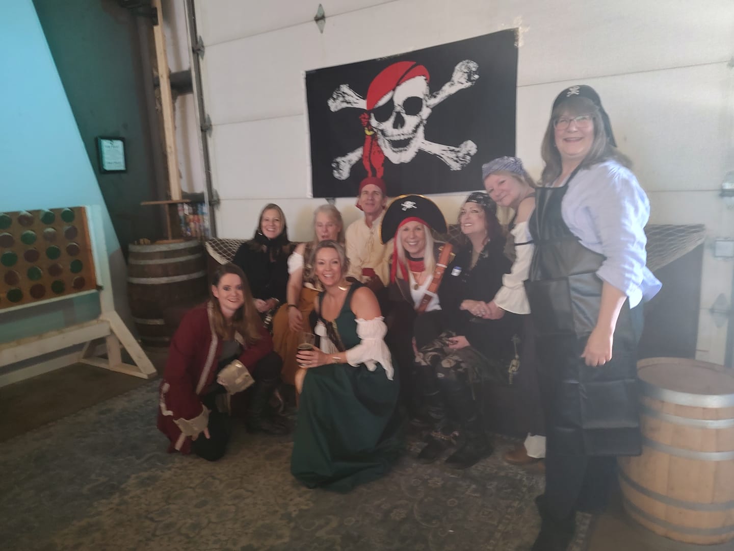 Customer photo review of Pirate Murder Mystery Host Your Own Game Kit