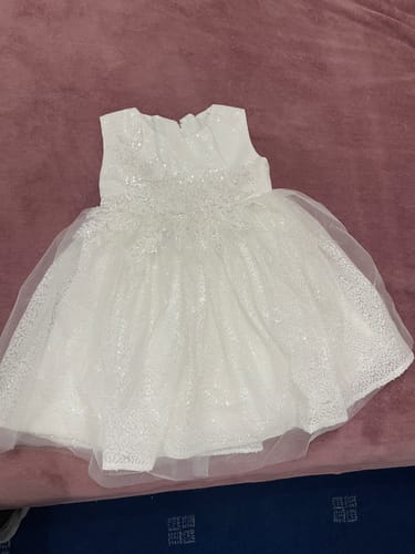 Customer photo review of Cute Baby Girls Baptism Dress First Birthday Wedding Princess Dress