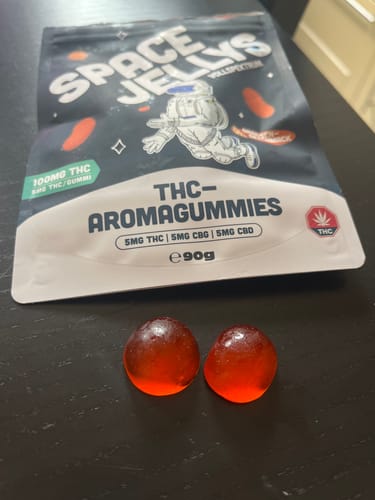 Customer photo review of THC Spacejellies Vollspektrum | 100mg THC | 20 Stk.