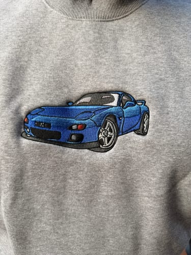 Customer photo review of CUSTOM UNISEX HEAVYWEIGHT CREWNECK