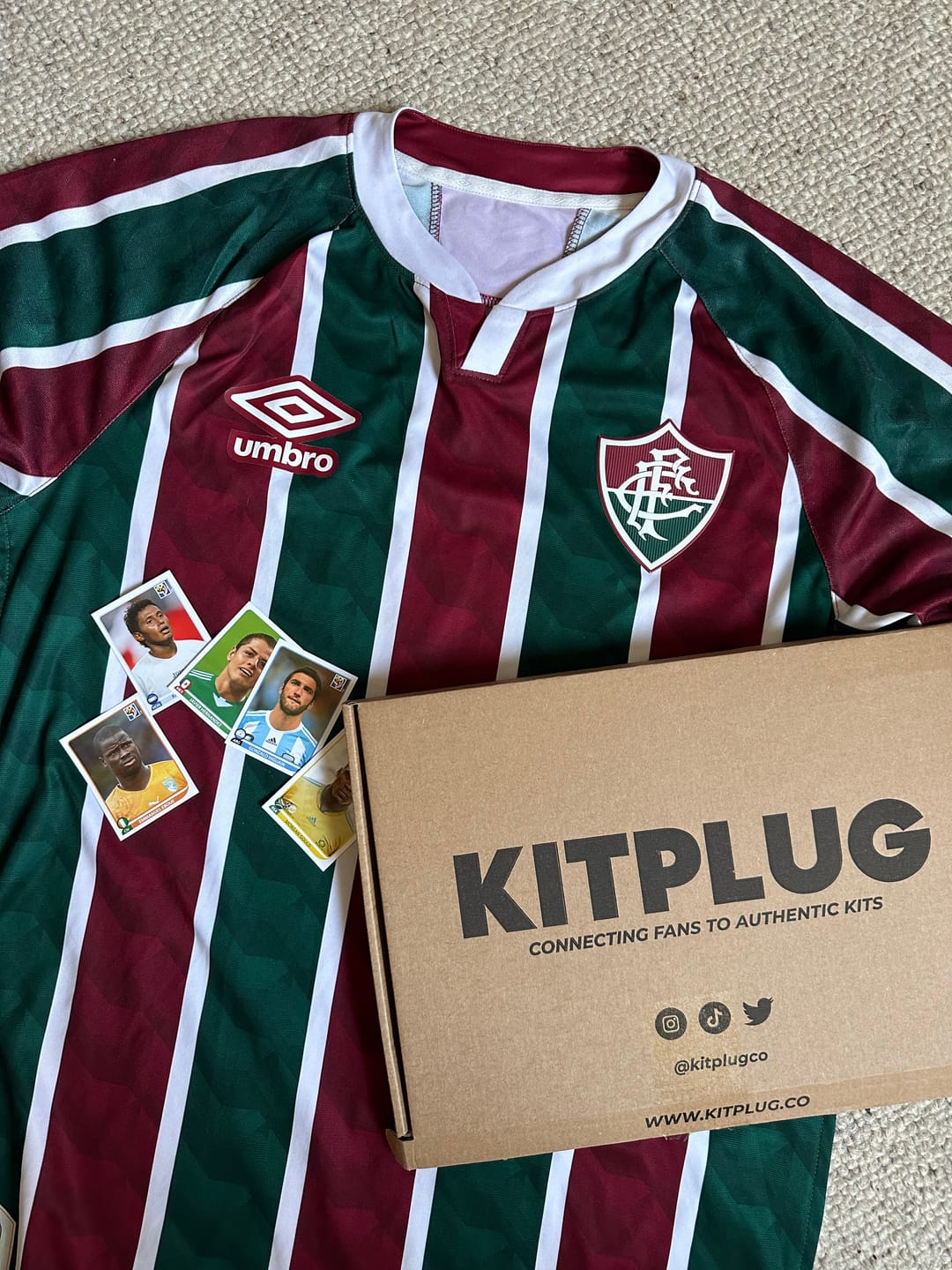Customer photo review of MODERN Mystery Football Shirt