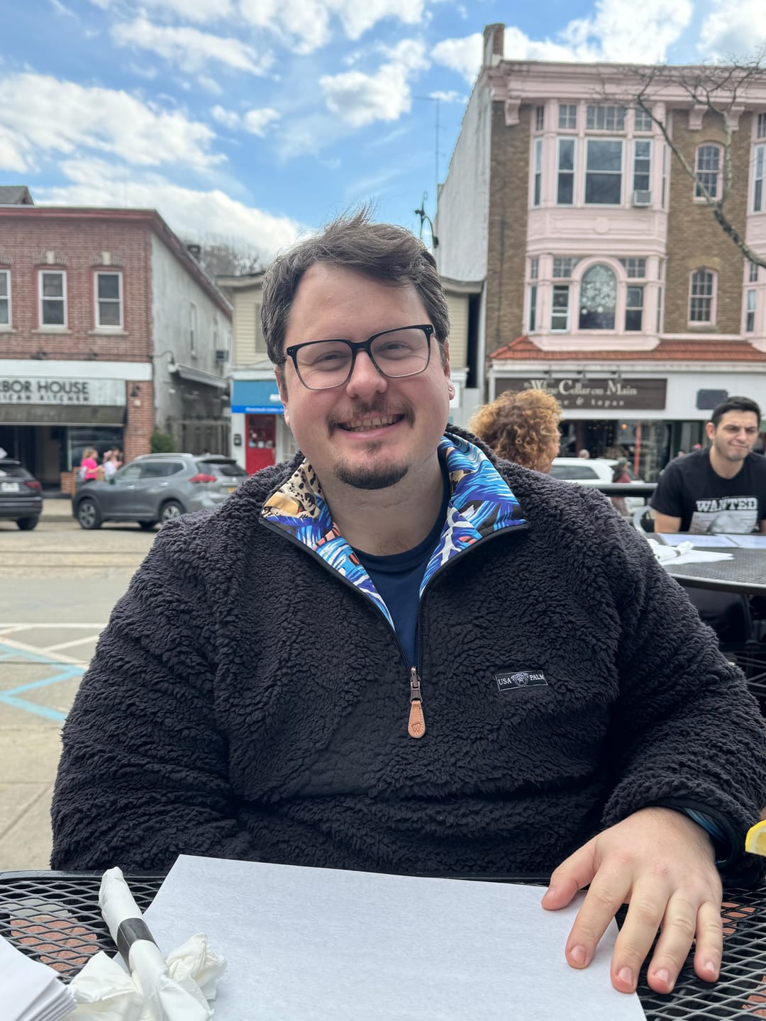 Customer photo review of Reversible Sherpa 1/4 Zip