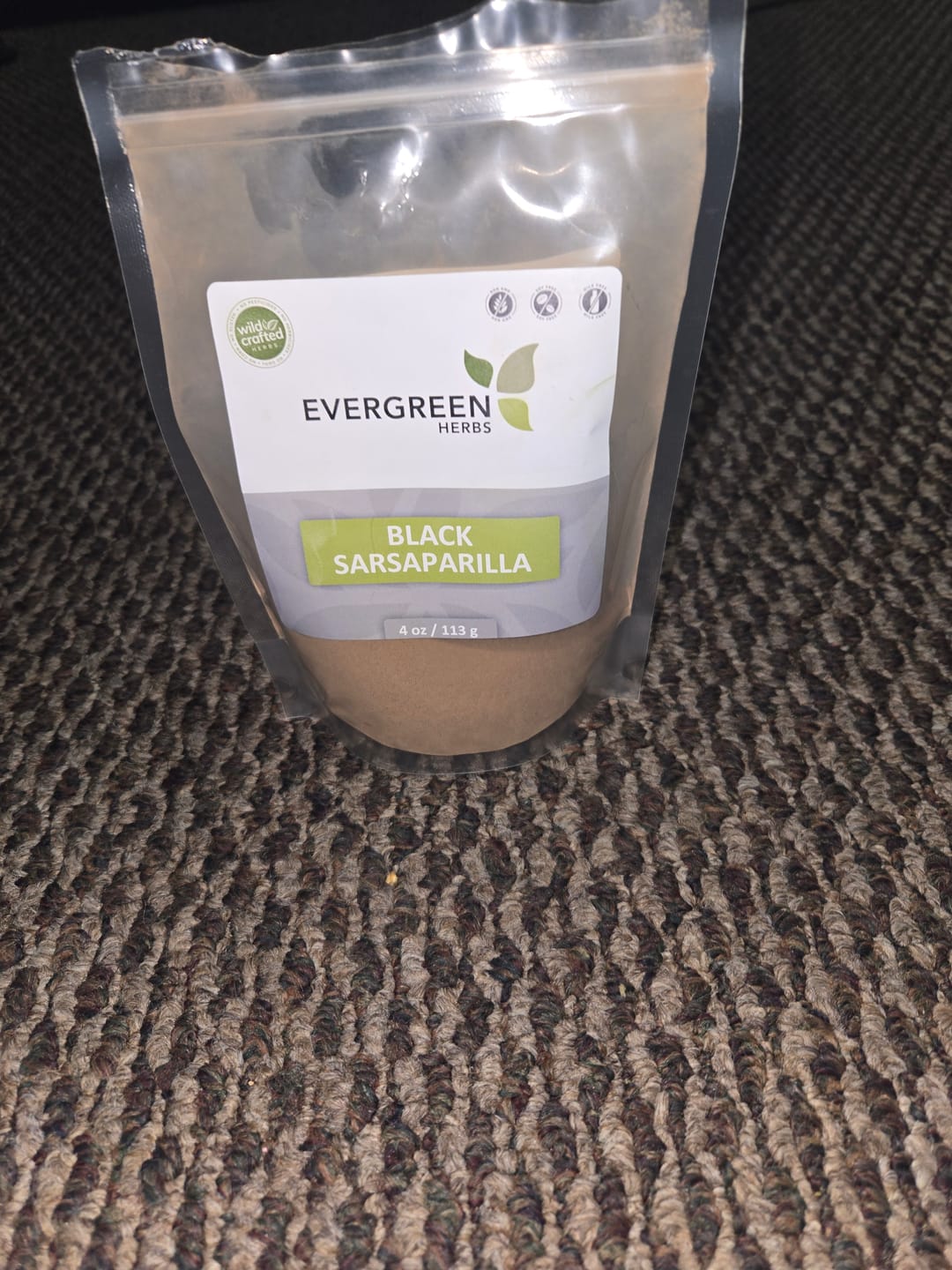 Customer photo review of Black Sarsaparilla Powder (Zarzaparilla Negra en Polvo)