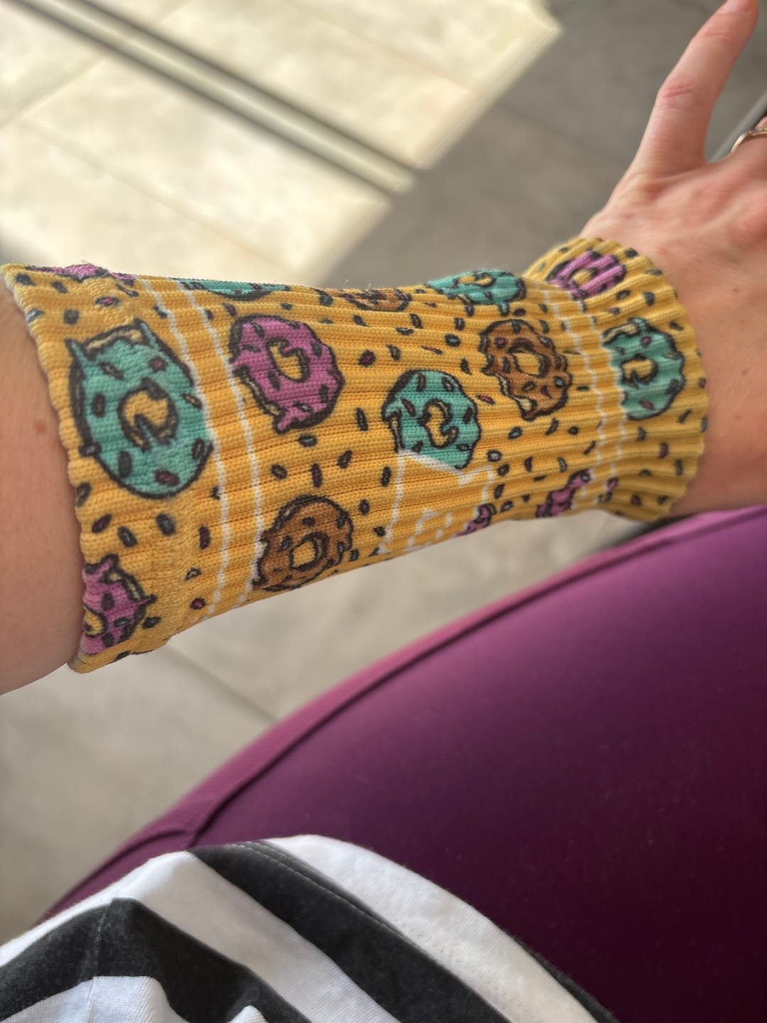 Customer photo review of Muñequeras Cross Training Donut