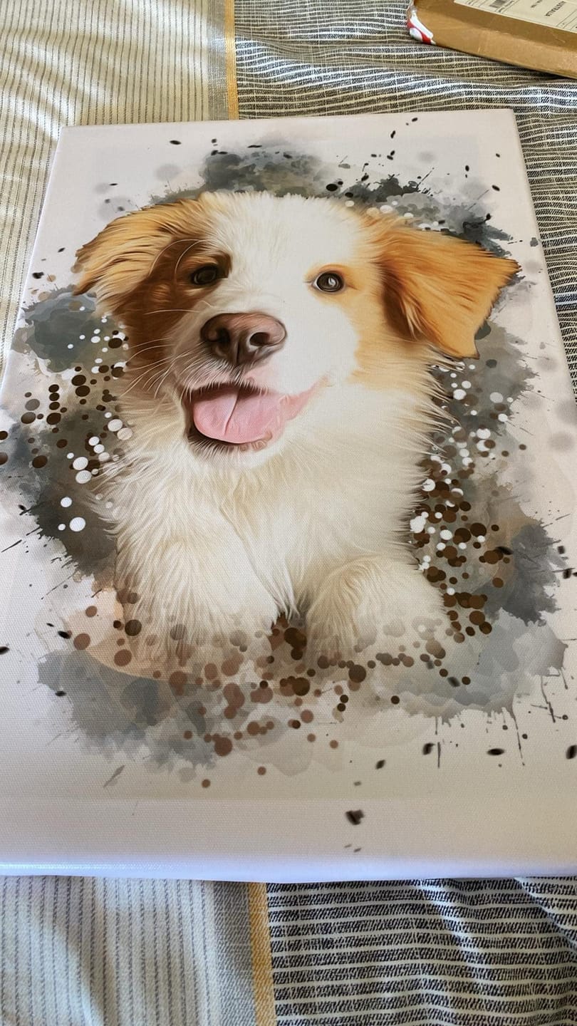 Customer photo review of Portrait Aqua Art