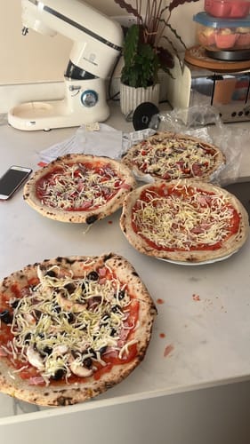 Customer photo review of Sourdough Pizza Bases