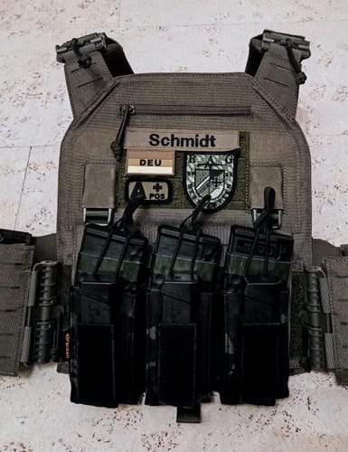 Customer photo review of Plattenträger BRAVO in steingrau- oliv - bis SK4