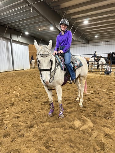 Customer photo review of LEOPARD WITH PURPLE SPARKLE VELCRO SPLINT BOOT (PAIR)