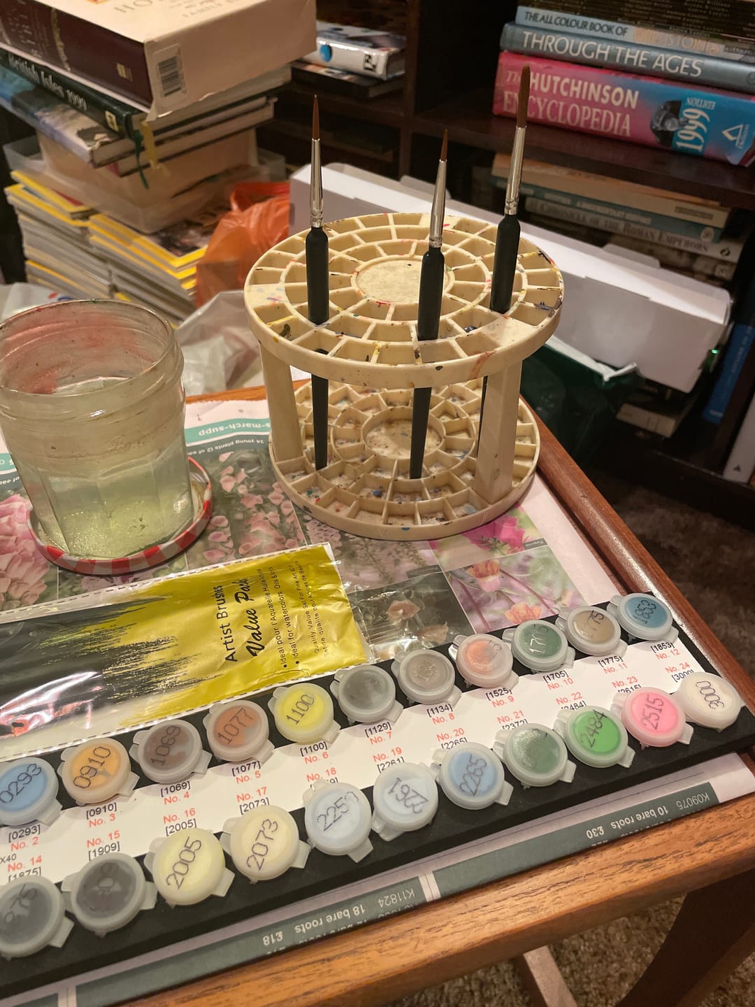 Customer photo review of Professional Detail Brushes (Set Of 9)