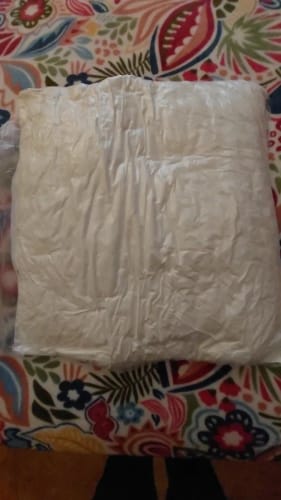 Customer photo review of Puffy Polyester Fiber Fill