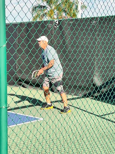 Customer photo review of The Filth 16mm Pickleball Paddle - El Citron