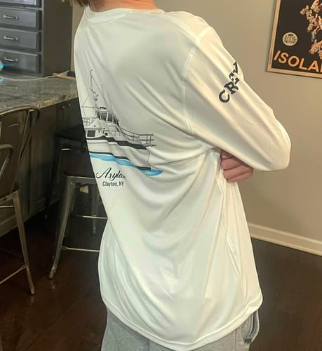 Customer photo review of Custom Digital Boat Artwork