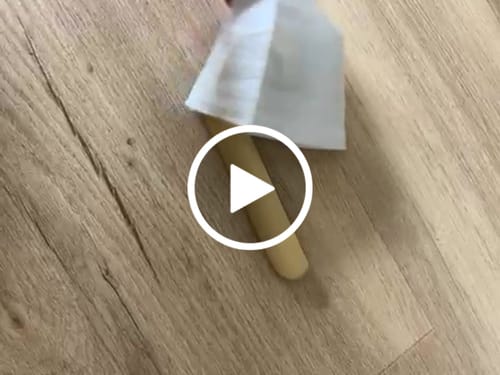 Customer video review of Manilla roseta redonda en Aluminio RS-310 dorado mate