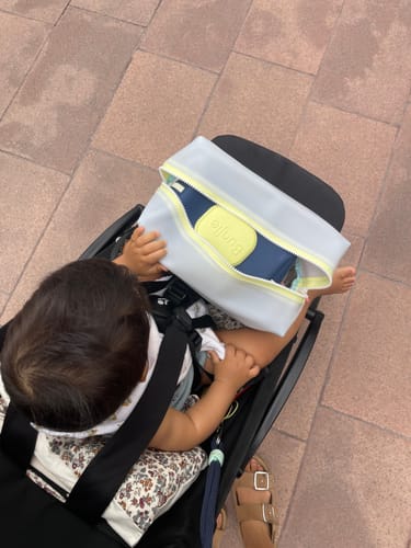 Customer photo review of Wipes Pouch Navy Blue