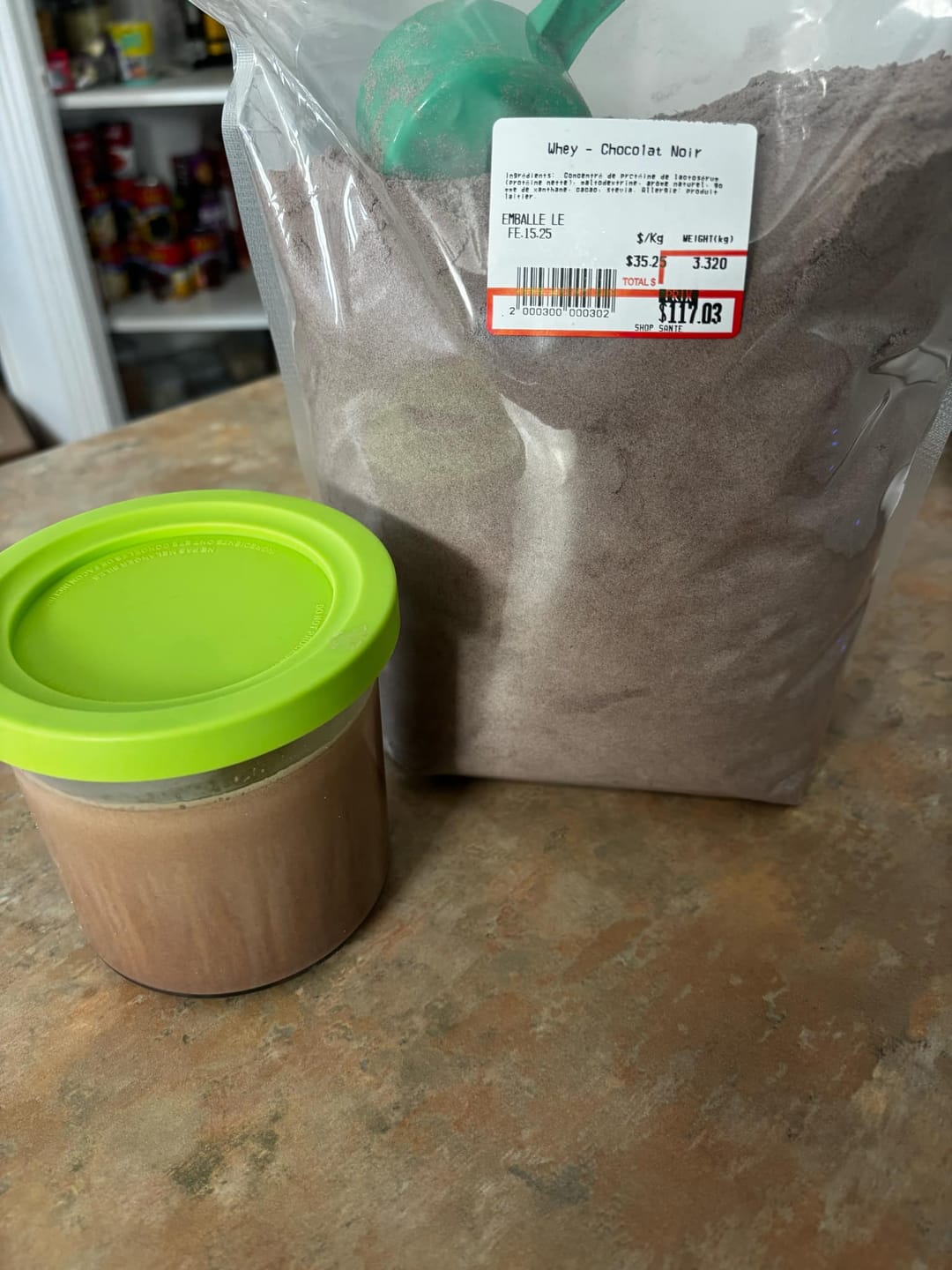 Customer photo review of VRAC - Whey (1lb)