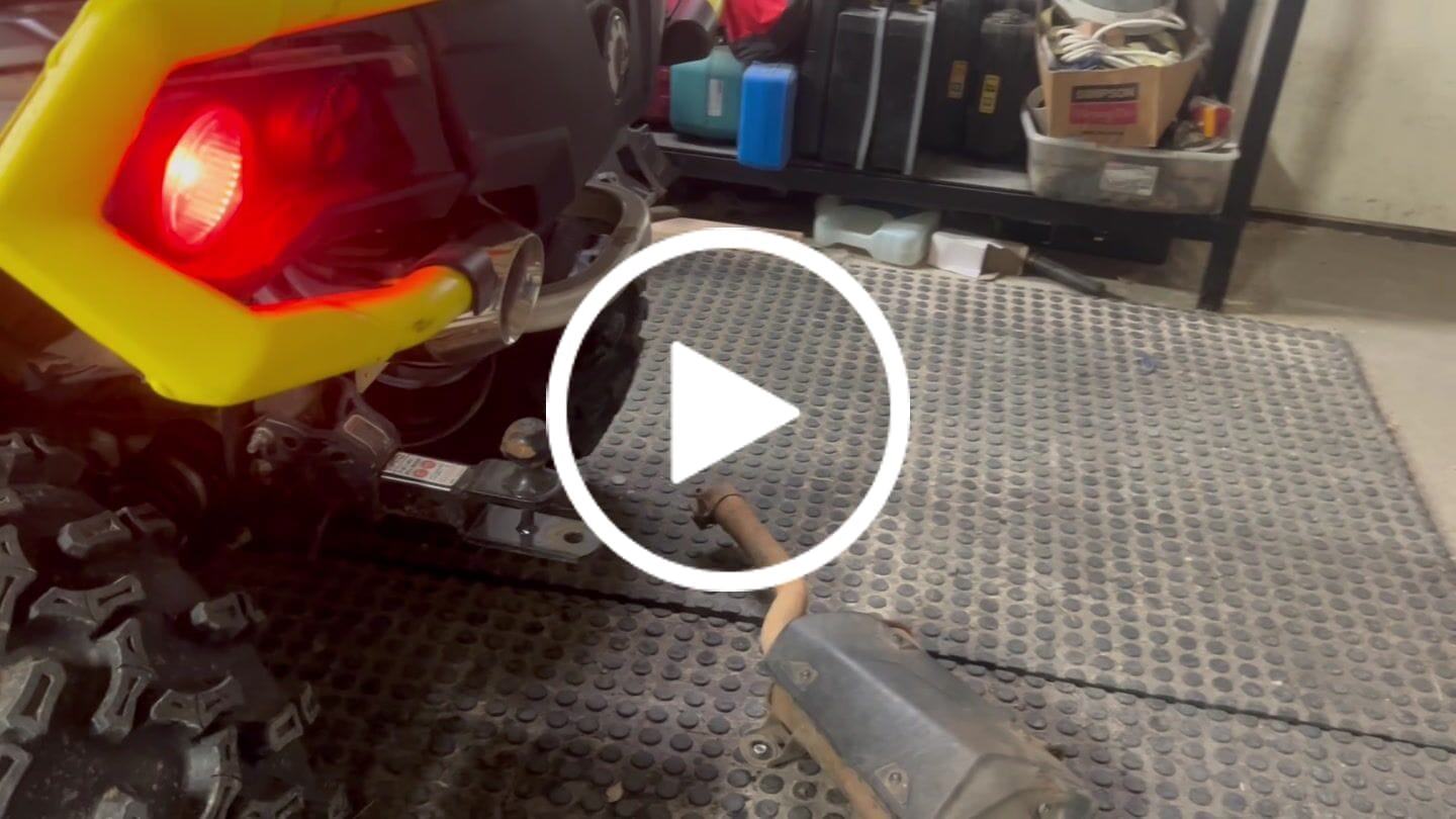 Customer video review of RPM Can-Am Outlander Sport Muffler 2013-2024 1000R/800R/650/570/500