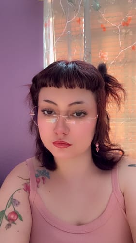 Customer photo review of Lovie Eyeglasses