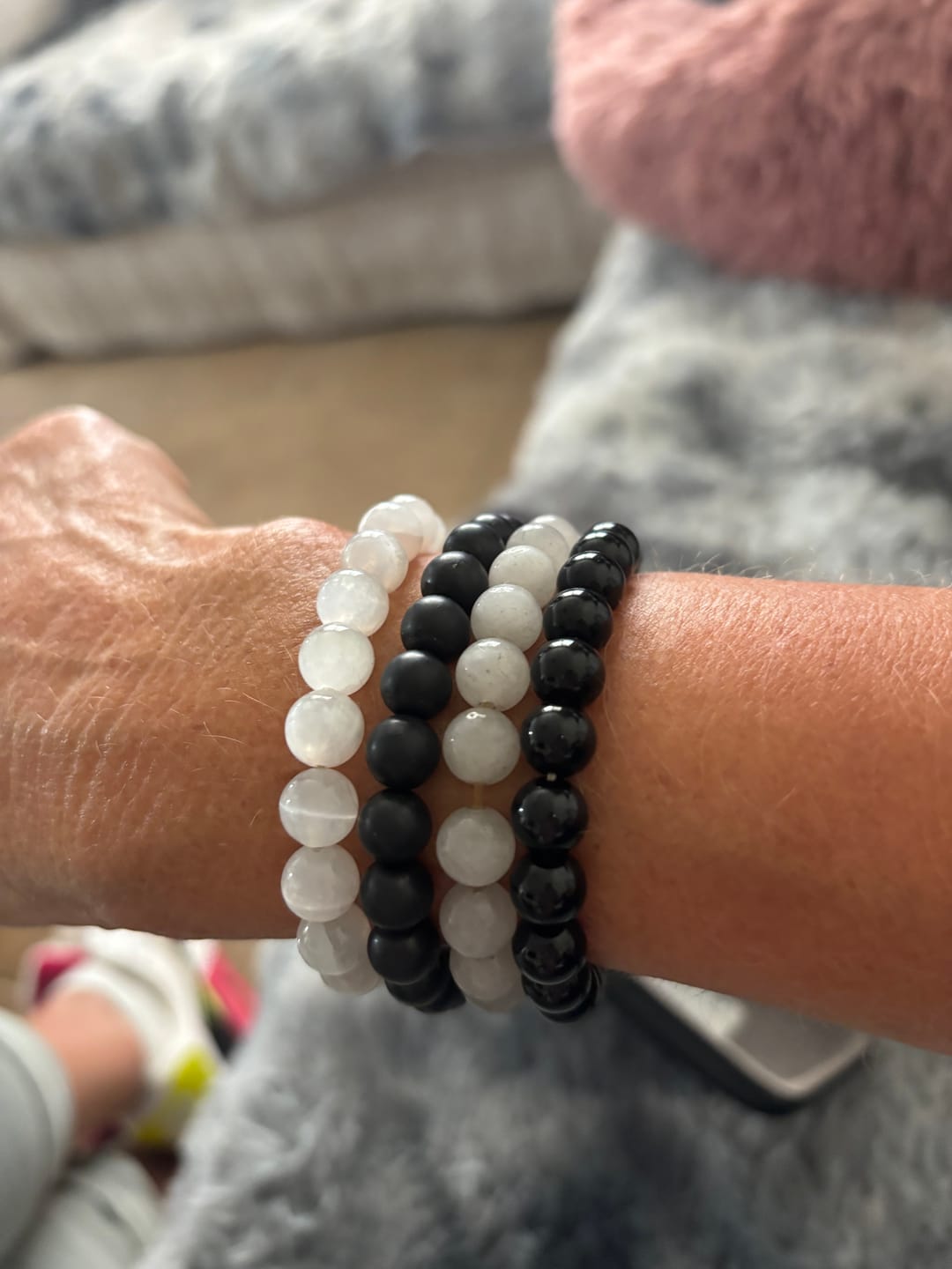 Customer photo review of Selenite Bracelet