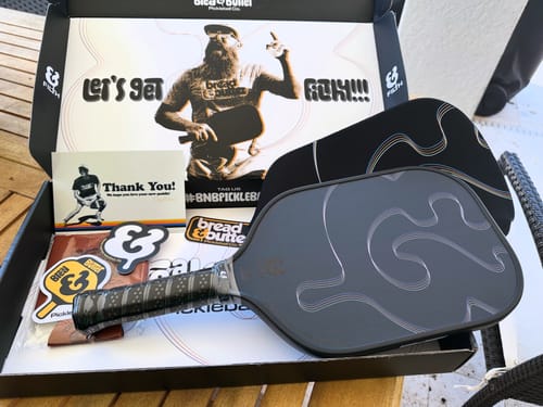 Customer photo review of The Filth 16mm Pickleball Paddle- Black on Black