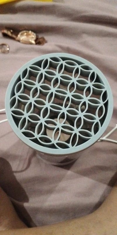Customer photo review of Electric Makeup Brush Cleaner And  Dryer Machine