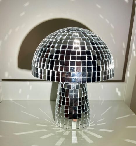 Customer photo review of Mushroom Disco Lamp