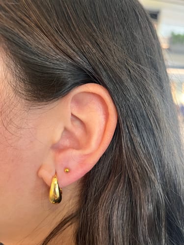 Customer photo review of Par Arete Miini Bolita Lisa