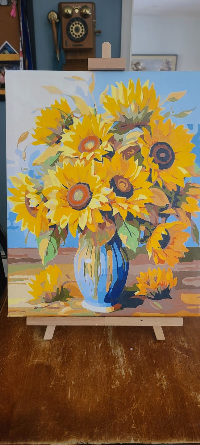 Customer photo review of Vase of Golden Blooms
