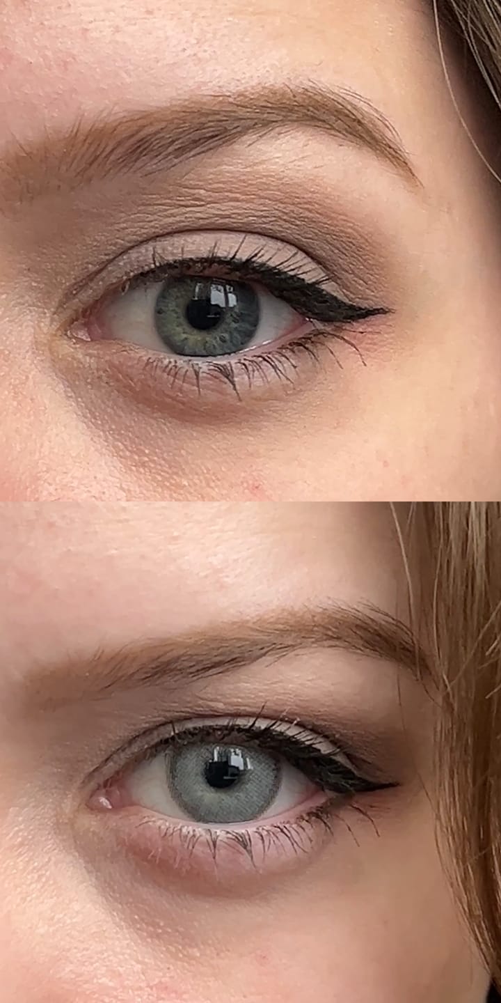 Customer photo review of Night Veil Velvet Gray