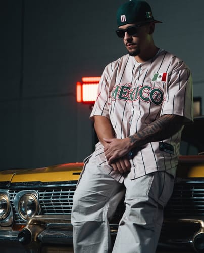 Customer photo review of Mexico Custom Baseball Jersey