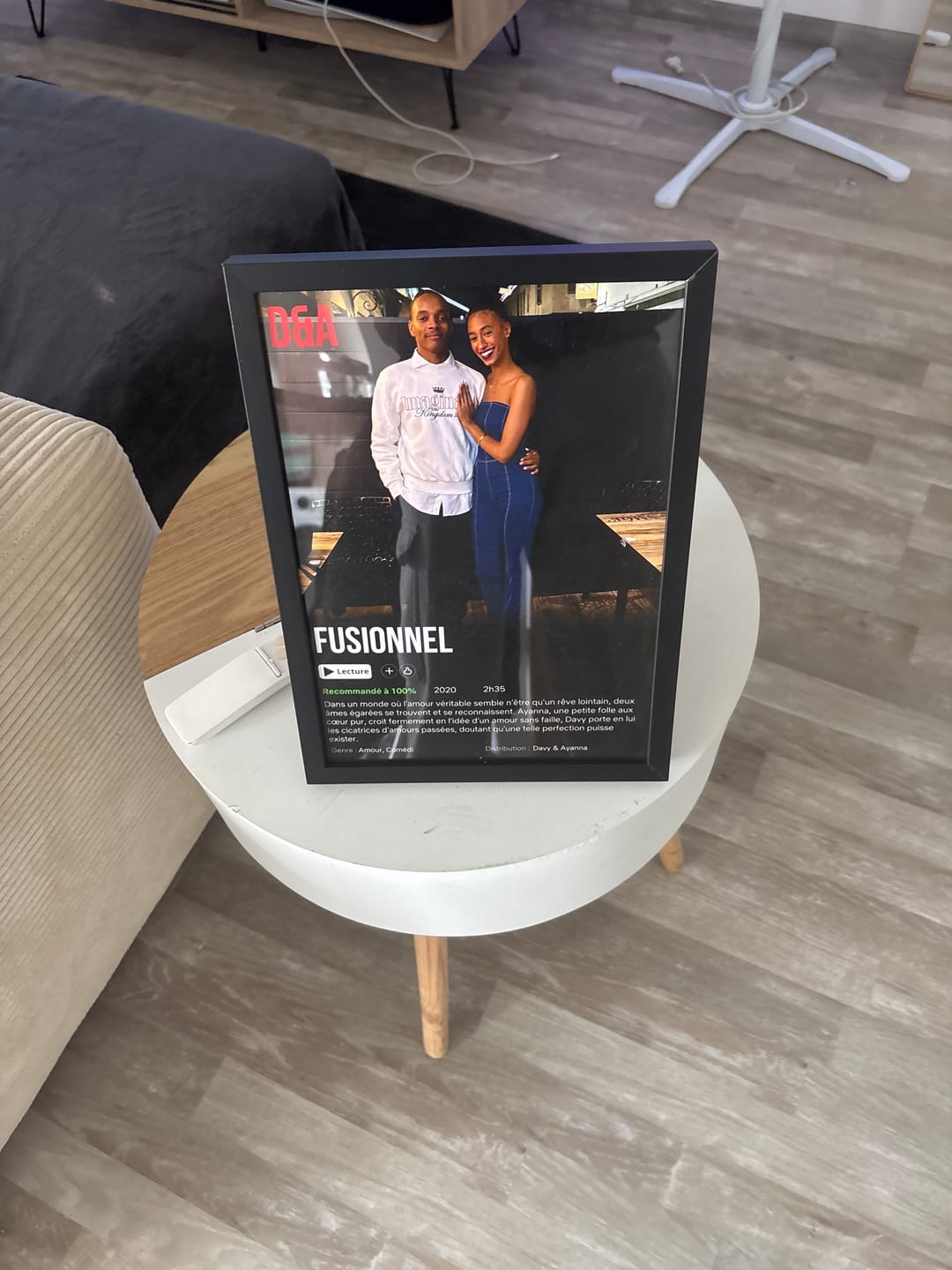 Customer photo review of Notre Propre Film - Affiche personnalisée