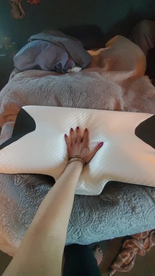Customer photo review of Premium Pain Relief Pillow™