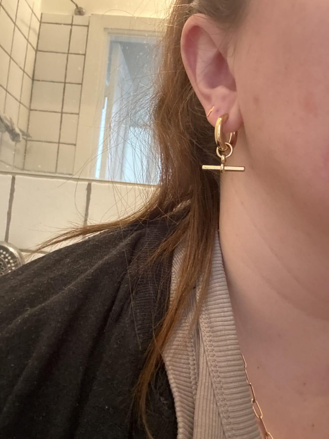 Customer photo review of The Piha T-bar Hoops