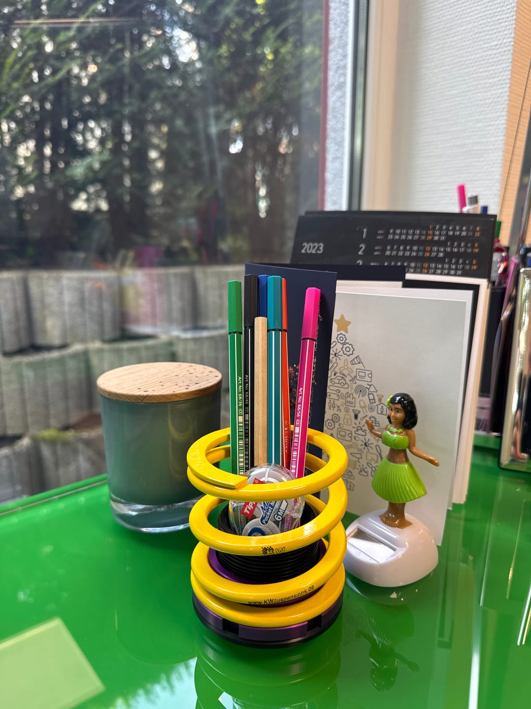 Customer photo review of KW höheneinstellbarer Stifthalter