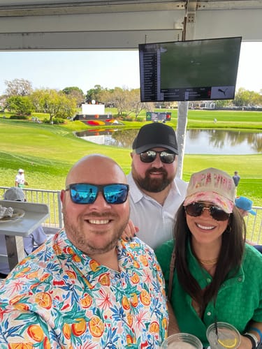 Customer photo review of Florida Oranges Everyday Polo